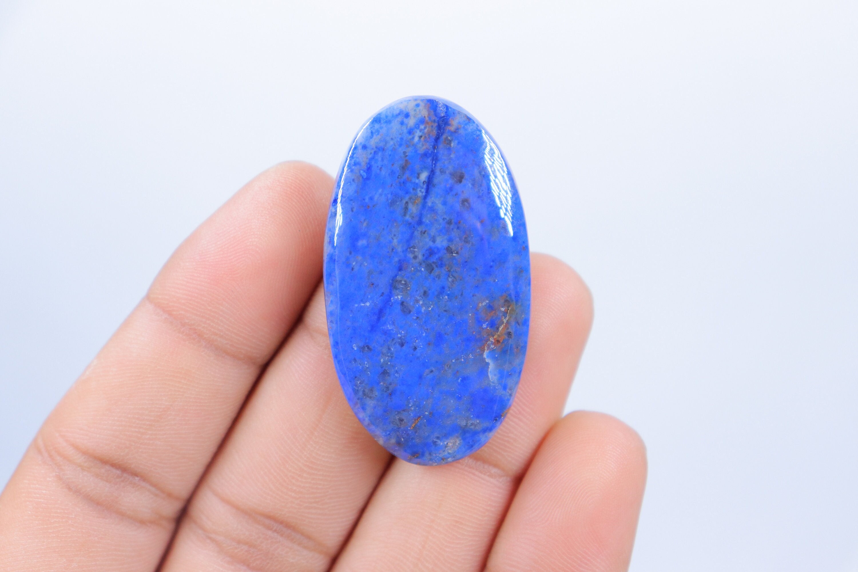 Blue Dumortierite Cabochon, Dumortierite Quartz Crystal, Crystal For Self-discipline, Dumortierite Quartz Loose Gemstone, Pocket Stone Blue Dumortierite Cabochon, Dumortierite Quartz Crystal, Crystal For Self-discipline, Dumortierite Quartz Loose Gemstone, Pocket Stone