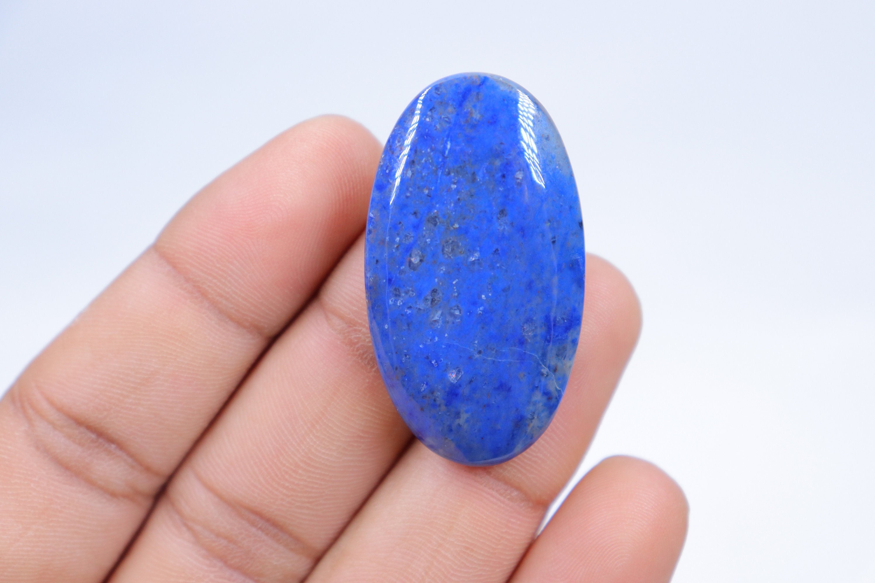 Blue Dumortierite Cabochon, Dumortierite Quartz Crystal, Crystal For Self-discipline, Dumortierite Quartz Loose Gemstone, Pocket Stone Blue Dumortierite Cabochon, Dumortierite Quartz Crystal, Crystal For Self-discipline, Dumortierite Quartz Loose Gemstone, Pocket Stone