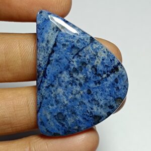 Dumortierite Quartz Cabochon Gemstone (40 X 28 Mm) Dumortierite Quartz Cabochon Gemstone (40 X 28 Mm)