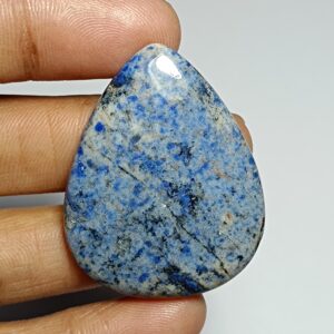 Dumortierite Quartz Cabochon, Gemstone (41 X 32 Mm) Dumortierite Quartz Cabochon, Gemstone (41 X 32 Mm)