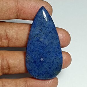 Dumortierite Quartz Cabochon, Gemstone (52 X 26 Mm) Dumortierite Quartz Cabochon, Gemstone (52 X 26 Mm)