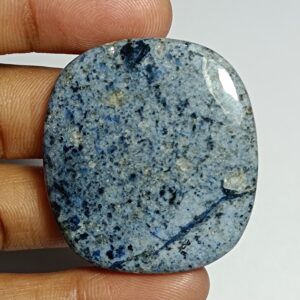 Dumortierite Quartz Cabochon, Gemstone 80cts. 40 X 37 Mm Dumortierite Quartz Cabochon, Gemstone 80cts. 40 X 37 Mm