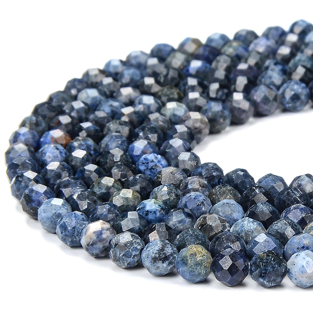Natural South Africa Blue Dumortierite Gemstone Grade Aa Micro Faceted Round 4mm Loose Beads 15 Inch Full Strand (80018261-p100) Natural South Africa Blue Dumortierite Gemstone Grade Aa Micro Faceted Round 4mm Loose Beads 15 Inch Full Strand (80018261-p100)