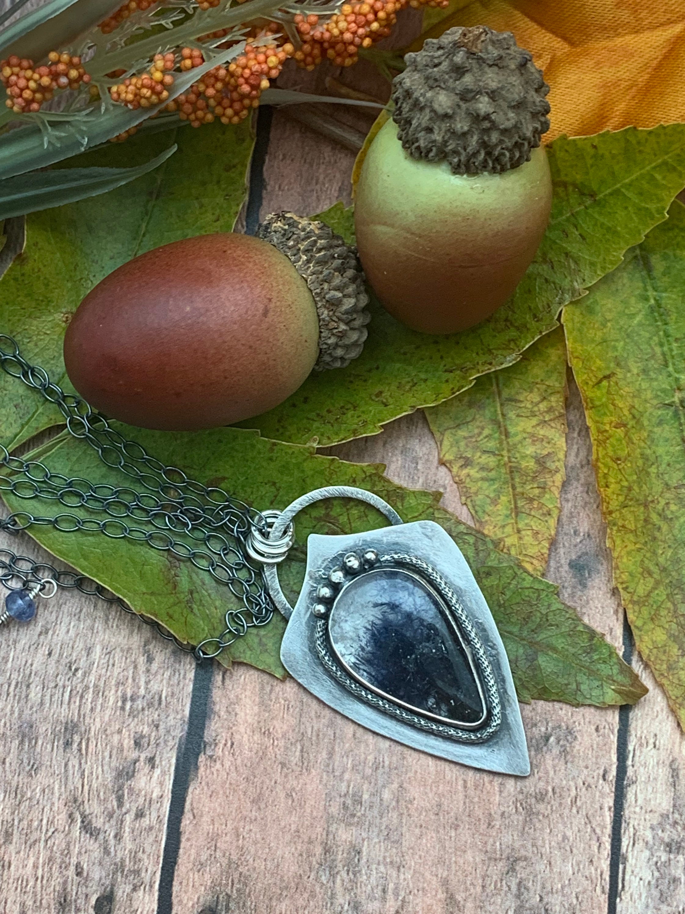 Dumortierite Artisan Necklace Dumortierite Artisan Necklace