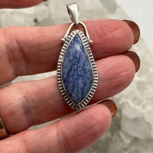 Abstract Dumortierite Pendant