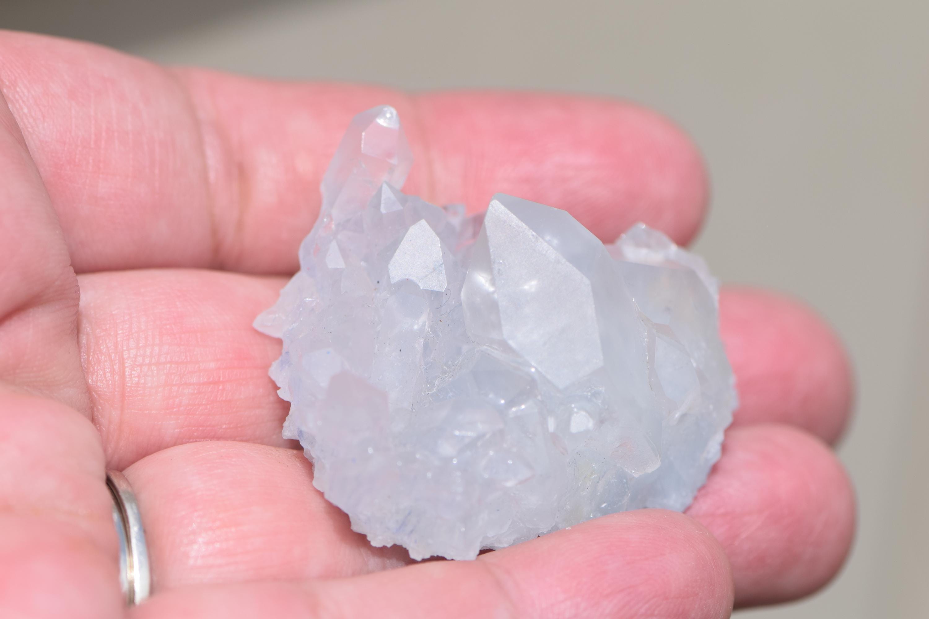 Dumortierite Quartz Cluster Dumortierite Quartz Cluster