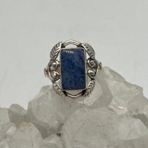 Dumortierite Quartz Ring, Size 8 Dumortierite Quartz Ring, Size 8