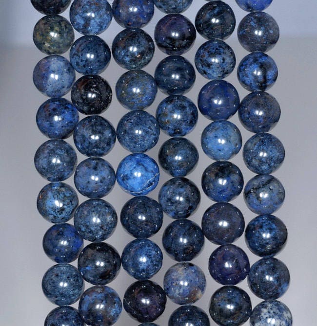 6mm South Africa Blue Dumortierite Gemstone Grade Aaa Dark Blue Round 6mm Loose Beads 14.5 Inch Full Strand (80004205-115)