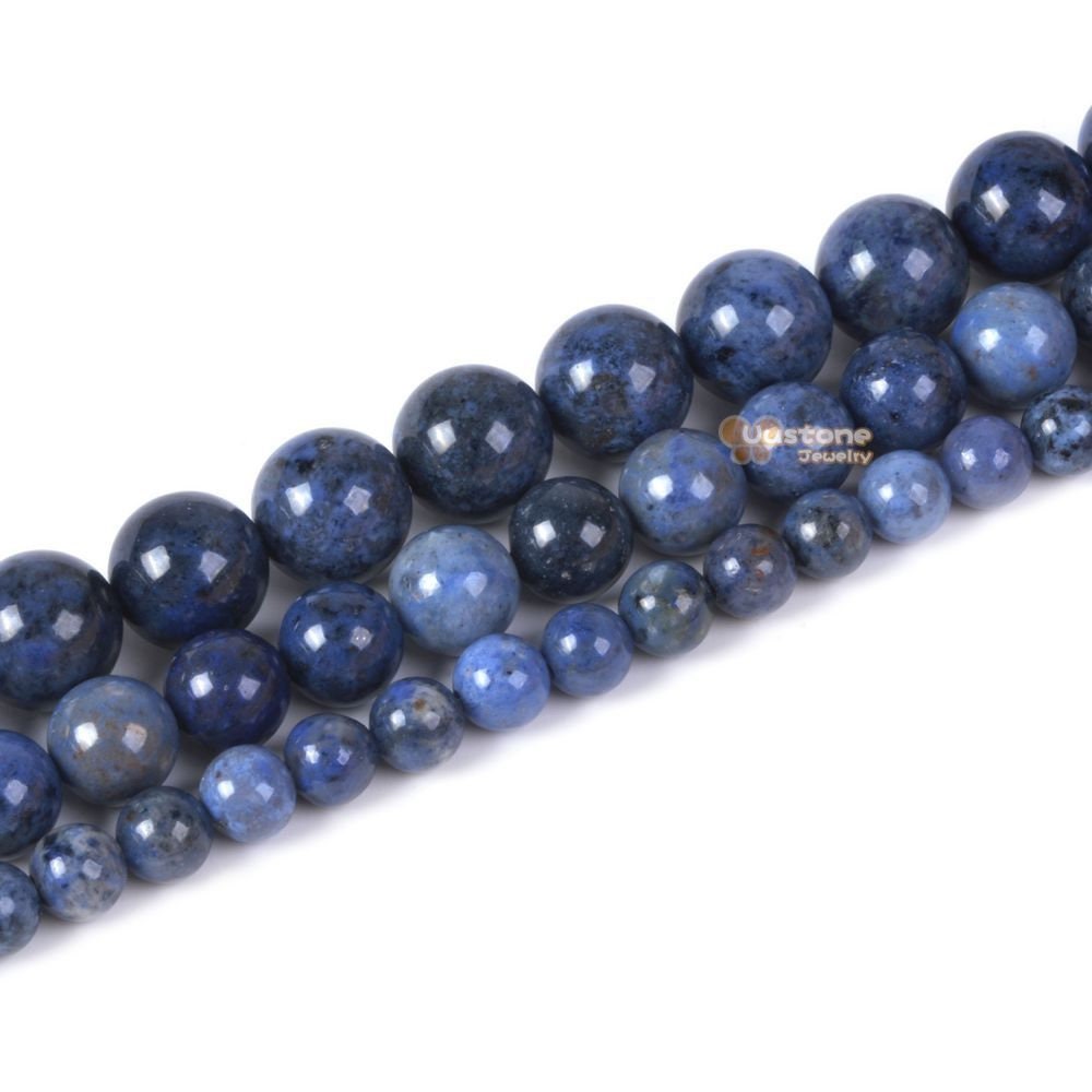 Blue Dumortierite Round Ball Loose Gemstone Beads 6mm 8mm 10mm Blue Dumortierite Round Ball Loose Gemstone Beads 6mm 8mm 10mm