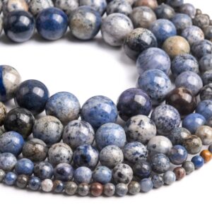 Genuine Natural Multicolor Dumortierite Loose Beads Round Shape 6mm 8mm 9-10mm 12mm