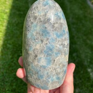 4.6" Dumortierite In Quartz Freeform, Crystal Freeform, Home Decor, Polished Stone, Self Standing, Unique Decor , For Home #3