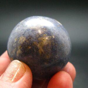 Dumortierite Ball Sphere From Peru - 62.32 Grams - 1.1" Dumortierite Ball Sphere From Peru - 62.32 Grams - 1.1"