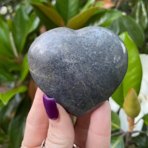 Dumortierite Heart, Dumortierite Dumortierite Heart, Dumortierite