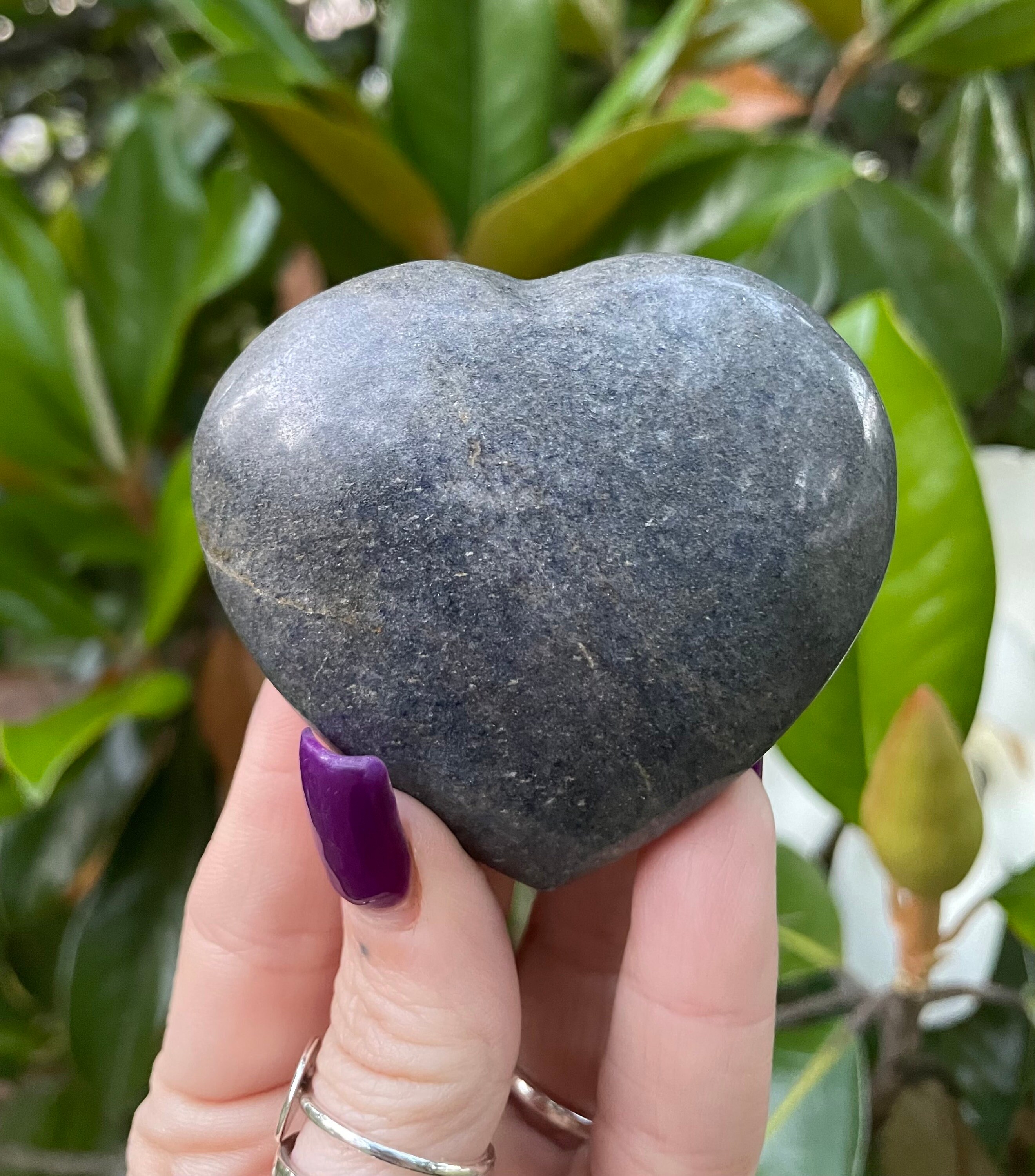 Dumortierite Heart, Dumortierite