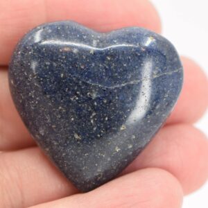 Small Dumortierite Heart Small Dumortierite Heart