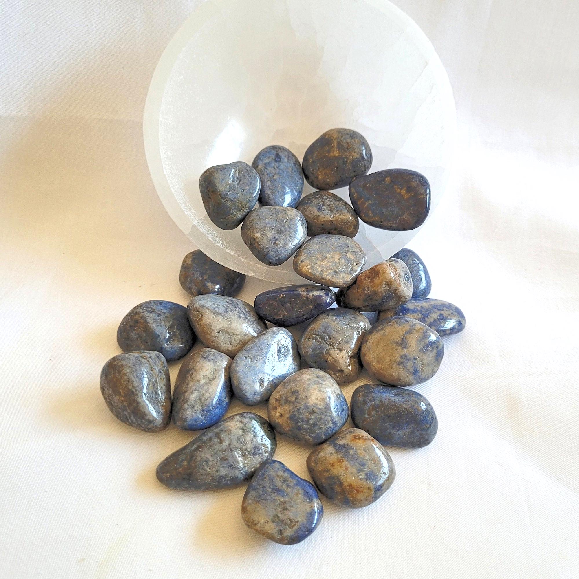 Dumortierite Crystal Tumblestones • Ethically Sourced