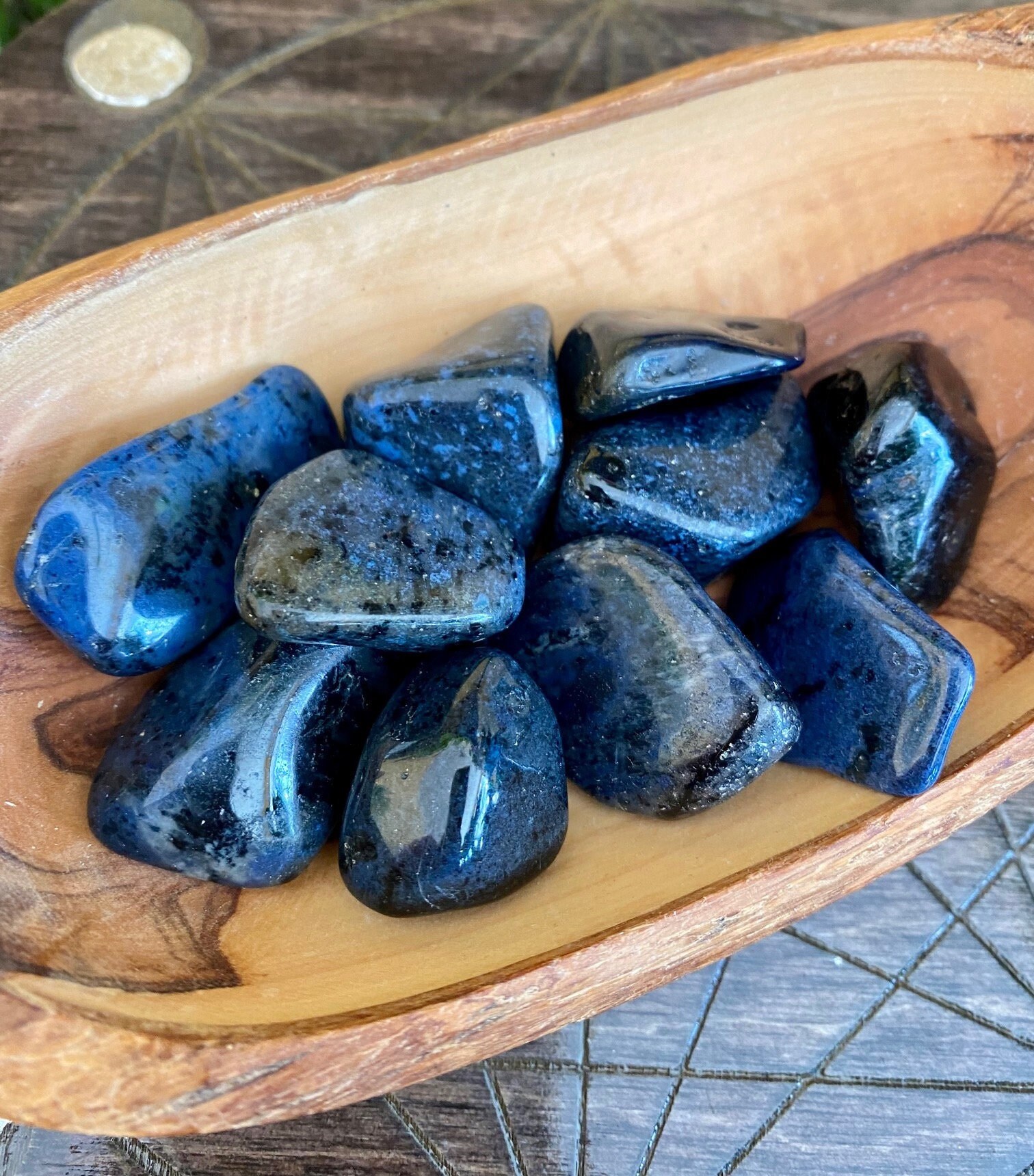 Dumortierite Tumbled Large Tumbled Stone Dumortierite Tumbled Large Tumbled Stone