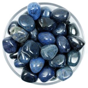 Dumortierite Tumbled Stone, Gift For Crystal Lovers, Natural Dark Blue Intellectual Gemstone