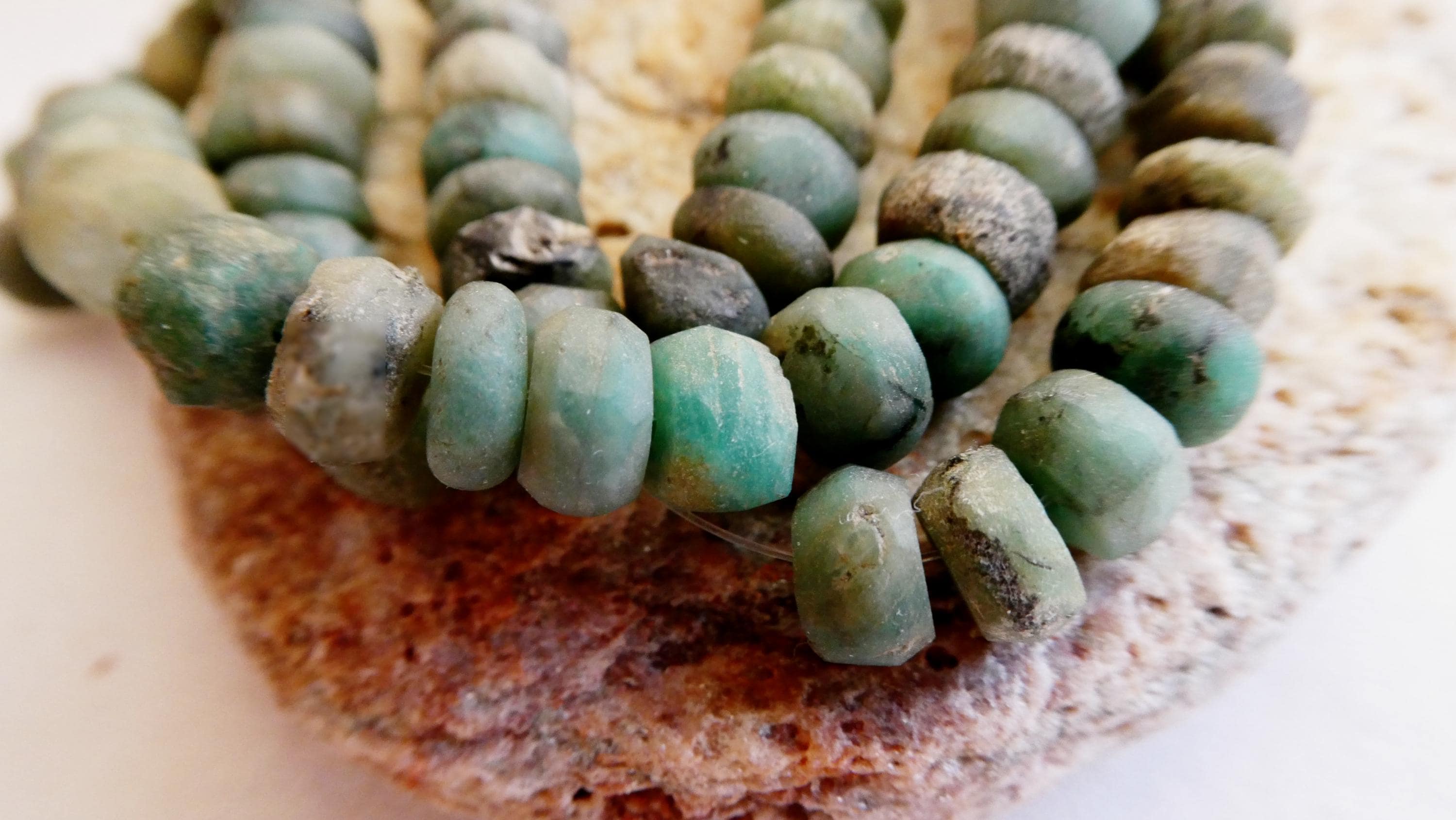 Emerald Matte Rondelle 7mm Beads- 4in Gemstone Strand-bracelet Jewelry Making -craft Natural Beads Emerald Matte Rondelle 7mm Beads- 4in Gemstone Strand-bracelet Jewelry Making -craft Natural Beads