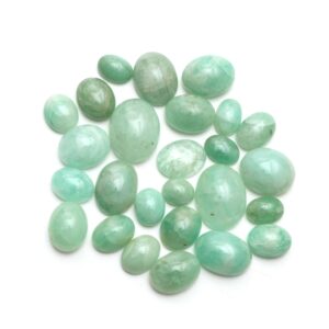 Natural Emerald Cabochon Oval , Loose Gemstone, 10x12mm To 18x24mm, Emerald Smooth Gemstone, Set Of 26 Pieces