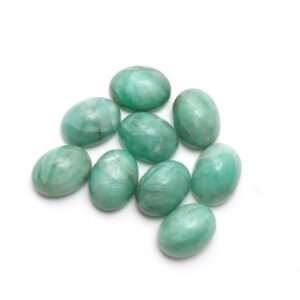 Natural Emerald Cabochon Oval , Loose Gemstone, 12x16mm, Emerald Smooth Gemstone, Set Of 9 Pieces