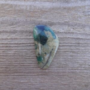 Emerald On Matrix Cabochon 42x23mm, Pendant Size Cabochon, Gemstone Freeform Cabochon For Jewelry Making, Green Cabs