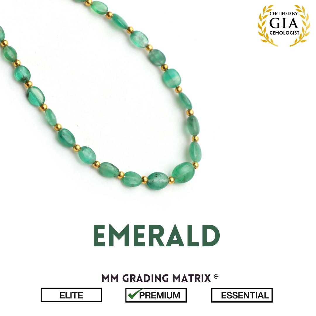 3x4 Mm To 6x7.5 Mm Natural Emerald Smooth Oval Beads, Gemstone Beads For Jewelry Making, Emerald Plain Beads Strand 18", May Birthstone