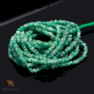 Aaa+ Green Emerald Smooth Heishi Square Beads,natural Emerald Heishi Briolette Beads,15" Gemstone Beads For Handmade Jewelry Aaa+ Green Emerald Smooth Heishi Square Beads,natural Emerald Heishi Briolette Beads,15" Gemstone Beads For Handmade Jewelry