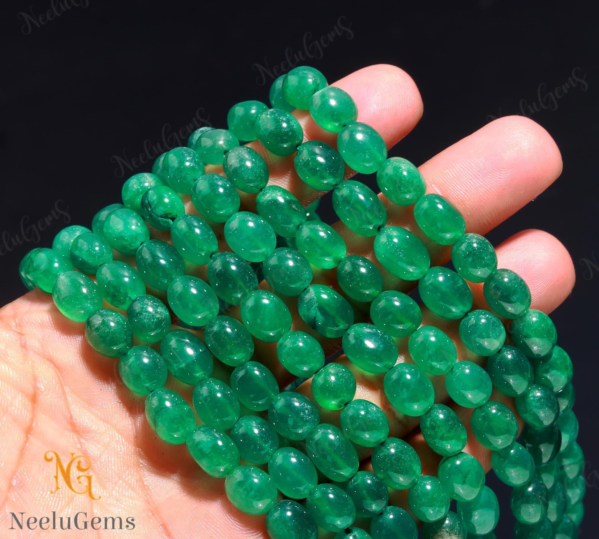 Aaa+ Green Emerald Smooth Oval Beads,natural Emerald Bryel Plain Oval Beads,8"gemstone Beads For Handmade Jewelry & Craft Making Aaa+ Green Emerald Smooth Oval Beads,natural Emerald Bryel Plain Oval Beads,8"gemstone Beads For Handmade Jewelry & Craft Making