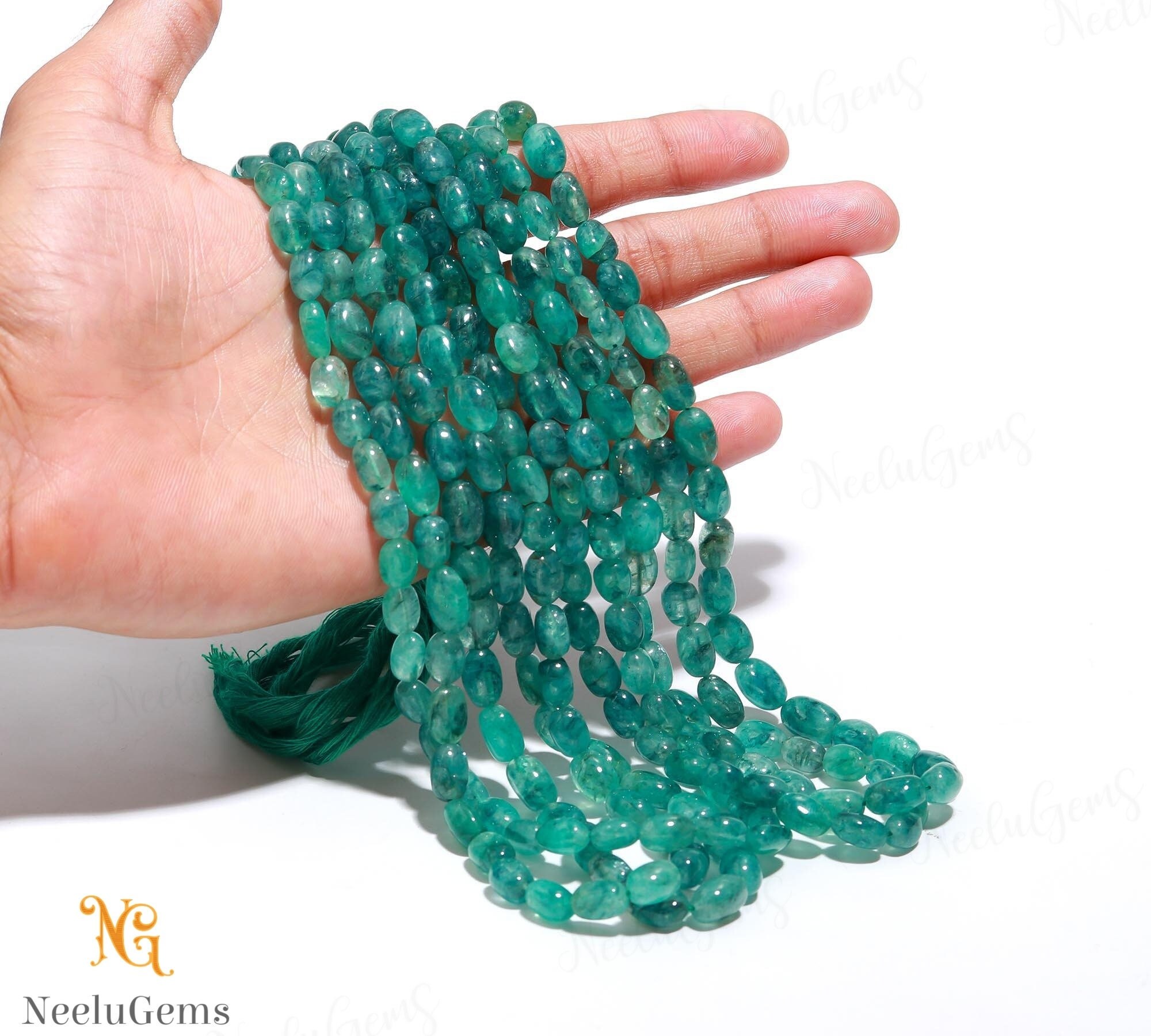 Aaa+ Green Emerald Smooth Oval Beads,natural Emerald Bryel Plain Oval Beads,15"gemstone Beads For Handmade Jewelry & Craft Making Aaa+ Green Emerald Smooth Oval Beads,natural Emerald Bryel Plain Oval Beads,15"gemstone Beads For Handmade Jewelry & Craft Making