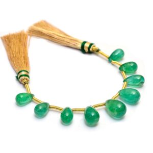Aaa+ Zambia Emerald Smooth Teardrop Briolette | Natural Emerald High Lustre Precious Gemstone Loose Drops Beads For Jewelry Making Aaa+ Zambia Emerald Smooth Teardrop Briolette | Natural Emerald High Lustre Precious Gemstone Loose Drops Beads For Jewelry Making