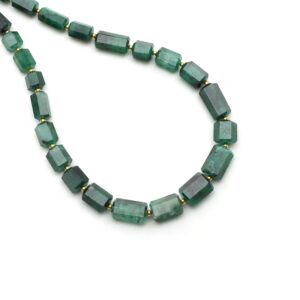 Emerald Faceted Cylinder Beads, 3.5x4 Mm To 8x13 Mm, Emerald Jewelry Making Beads, Emerald Beads, 18 Inches Full Strand, Price Per Strand Emerald Faceted Cylinder Beads, 3.5x4 Mm To 8x13 Mm, Emerald Jewelry Making Beads, Emerald Beads, 18 Inches Full Strand, Price Per Strand