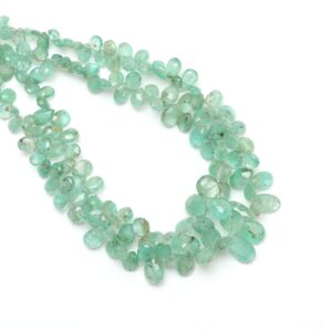 Emerald Faceted Pear Beads, 4x5.5 Mm To 7x9 Mm, Emerald Jewelry Making Beads, Faceted Emerald Beads, 9 Inches Full Strand, Price Per Strand Emerald Faceted Pear Beads, 4x5.5 Mm To 7x9 Mm, Emerald Jewelry Making Beads, Faceted Emerald Beads, 9 Inches Full Strand, Price Per Strand