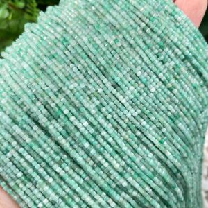 Natural 2mm Emerald Faceted Square Beads, loose Gemstone Semi Precious Stone For Jewelry / neckalce / bracelets / gift Making Beads. Natural 2mm Emerald Faceted Square Beads, loose Gemstone Semi Precious Stone For Jewelry / neckalce / bracelets / gift Making Beads.