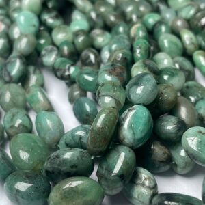 Natural Emerald Smooth Oval Shaped Beads Size 5/7-9/12 mm Approx Emerald "17" Inches Beads Strand Natural Emerald Smooth Oval Shaped Beads Size 5/7-9/12 mm Approx Emerald "17" Inches Beads Strand
