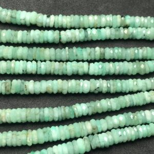 New Brand Natural Emerald Tyre Heishi Shape Faceted Beads, 4.5-7 mm Approx Emerald Beads 16 Inches Strand An Amazing Item New Brand Natural Emerald Tyre Heishi Shape Faceted Beads, 4.5-7 mm Approx Emerald Beads 16 Inches Strand An Amazing Item