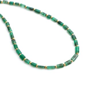 Emerald Smooth Cylinder Beads, 3x4 Mm To 4x8 Mm, Emerald Jewelry Making Beads, Emerald Beads, 18 Inches Full Strand, Price Per Strand Emerald Smooth Cylinder Beads, 3x4 Mm To 4x8 Mm, Emerald Jewelry Making Beads, Emerald Beads, 18 Inches Full Strand, Price Per Strand