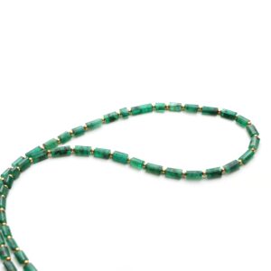 Emerald Smooth Cylinder Beads, 4.5x5 Mm To 4.5x7.5 Mm, Emerald Jewelry Making Beads, Emerald Beads, 18 Inches Full Strand, Price Per Strand Emerald Smooth Cylinder Beads, 4.5x5 Mm To 4.5x7.5 Mm, Emerald Jewelry Making Beads, Emerald Beads, 18 Inches Full Strand, Price Per Strand