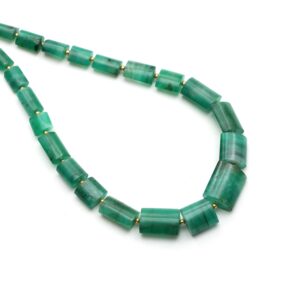 Emerald Smooth Cylinder Beads, 4x6 Mm To 11.5x13.5 Mm, Emerald Jewelry Making Beads, Emerald Beads, 18 Inches Full Strand, Price Per Strand Emerald Smooth Cylinder Beads, 4x6 Mm To 11.5x13.5 Mm, Emerald Jewelry Making Beads, Emerald Beads, 18 Inches Full Strand, Price Per Strand