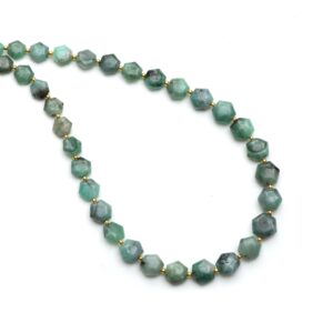 Emerald Smooth Hexagon Beads, 6.5x7.5 Mm To 9x11 Mm, Emerald Beads, Emerald Jewelry Making Beads, 20 Inches Full Strand, Price Per Strand Emerald Smooth Hexagon Beads, 6.5x7.5 Mm To 9x11 Mm, Emerald Beads, Emerald Jewelry Making Beads, 20 Inches Full Strand, Price Per Strand