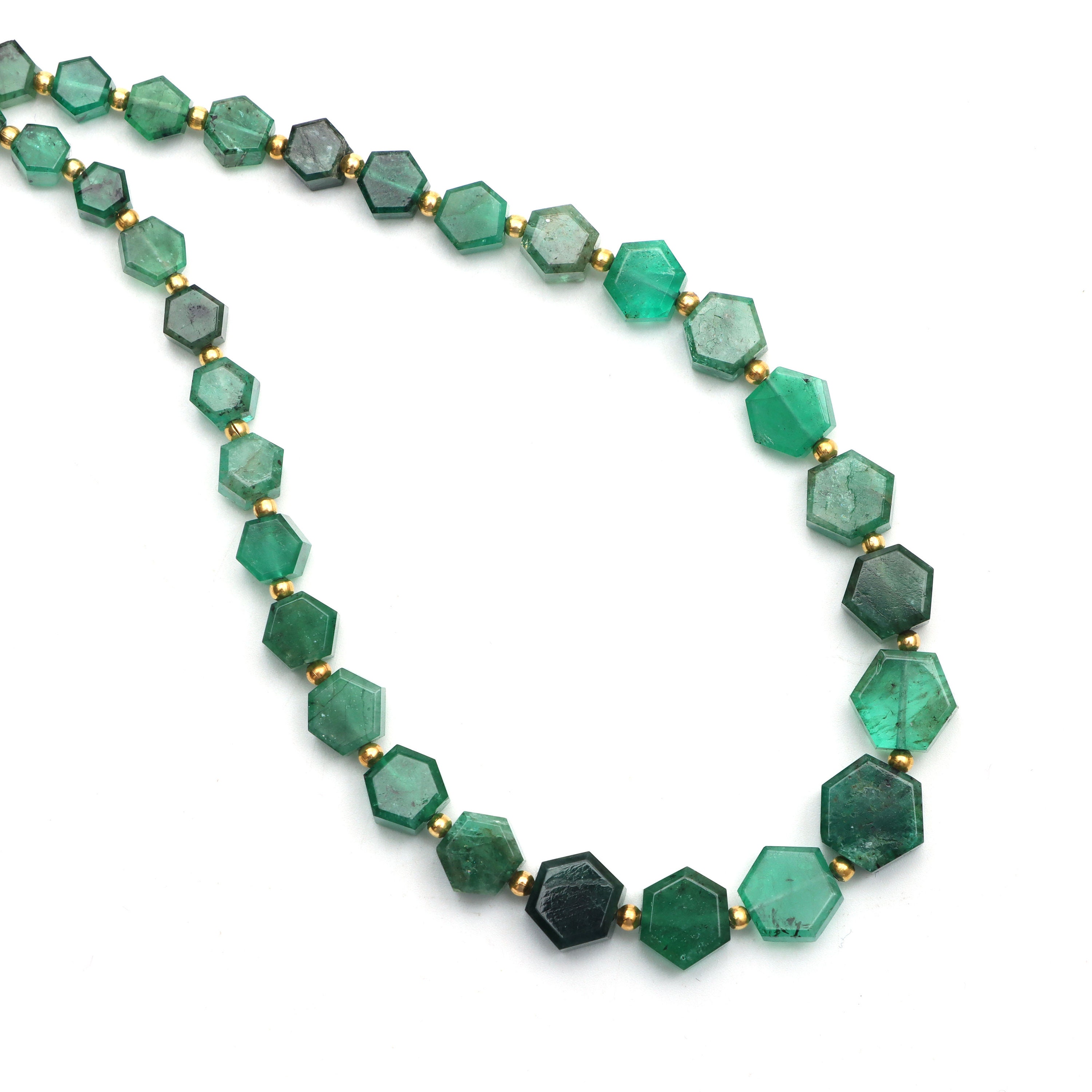 Emerald Smooth Hexagon Beads, 3x3.5 Mm To 9x10.5 Mm, Emerald Beads, Emerald Jewelry Making Beads, Hexagon Beads, 16 Inches, Price Per Strand Emerald Smooth Hexagon Beads, 3x3.5 Mm To 9x10.5 Mm, Emerald Beads, Emerald Jewelry Making Beads, Hexagon Beads, 16 Inches, Price Per Strand
