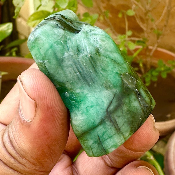 Raw Emerald Crystal | 255 Ct Gemstone, Reiki Healing Raw Emerald Crystal | 255 Ct Gemstone, Reiki Healing