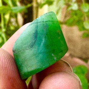 Raw Emerald Gemstone | Natural Unique Chunk, 33 Ct Raw Emerald Gemstone | Natural Unique Chunk, 33 Ct