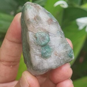 Natural Raw Emerald Chunk: Tiny Gemstone for Jewelry Making Natural Raw Emerald Chunk: Tiny Gemstone for Jewelry Making