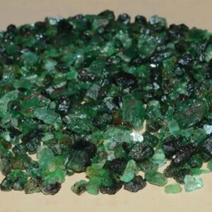 Natural Emerald Rough Lot | Transparent Raw Zambian Minerals 6–8MM Natural Emerald Rough Lot | Transparent Raw Zambian Minerals 6–8MM