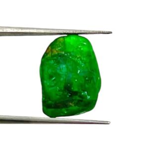 Natural Zambian Emerald: Raw Rough Crystal, May Birthstone (7.0 Carat) Natural Zambian Emerald: Raw Rough Crystal, May Birthstone (7.0 Carat)