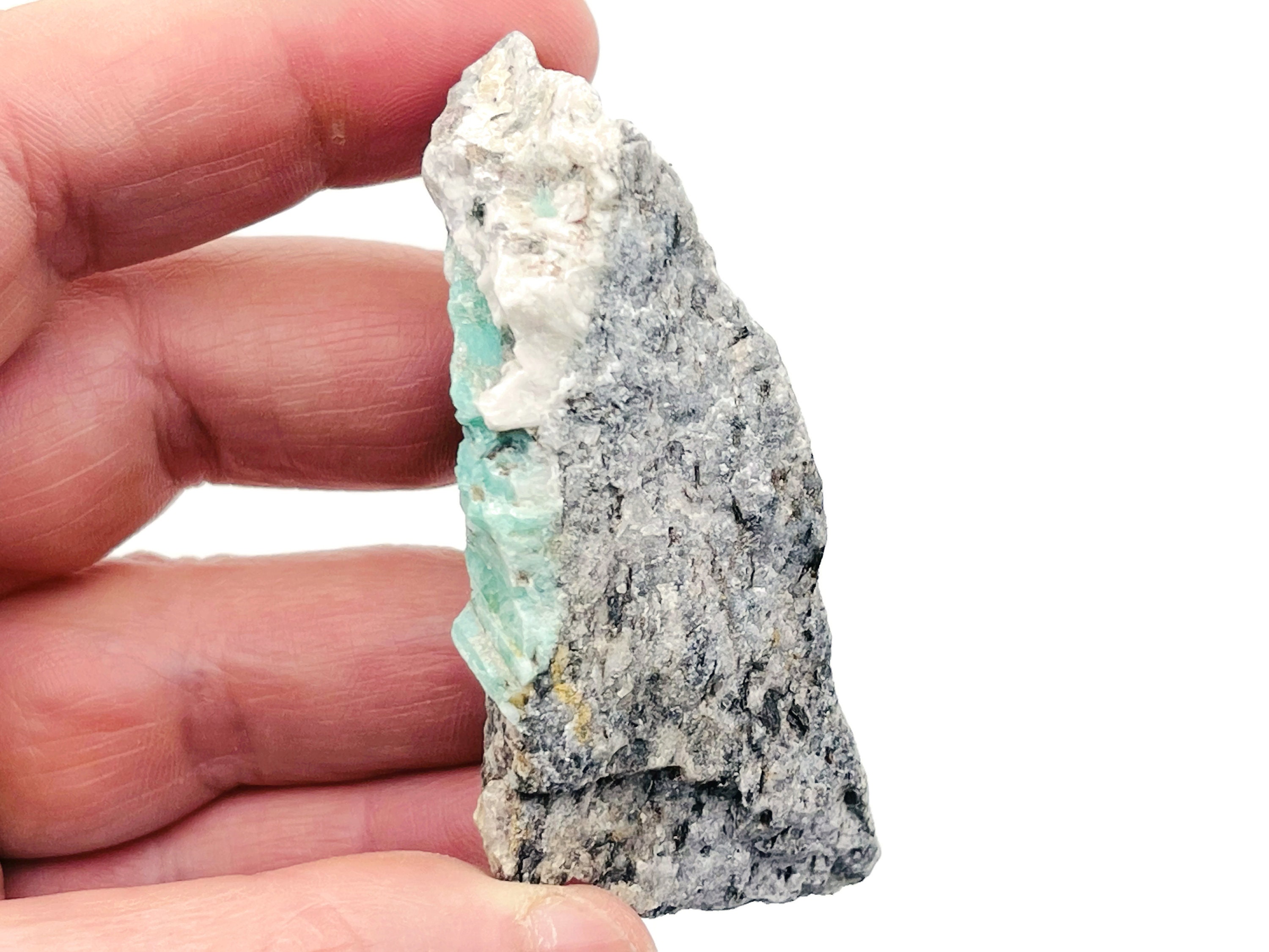 Emerald Raw Stone – Rough Emerald Stone - Loose Stone - Crystal Gemstone - Ra1194
