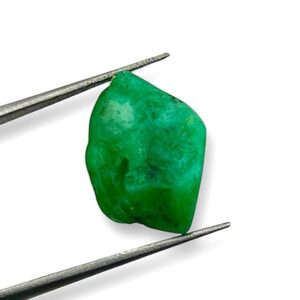 Zambian Emerald Crystal: Raw Rough Specimen, Deep Green Gemstone (5.20 Carat) Zambian Emerald Crystal: Raw Rough Specimen, Deep Green Gemstone (5.20 Carat)