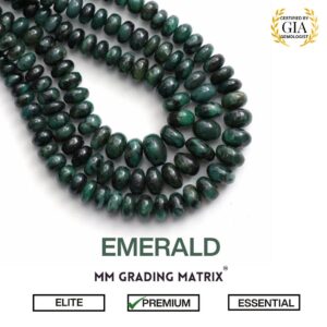 Emerald Gemstone Beads, 5.5 Mm To 9.5 Mm, Natural Emerald Smooth Rondelle Shape Beads, May Birthstone, Emerald Plain Beads, Emerald Beads