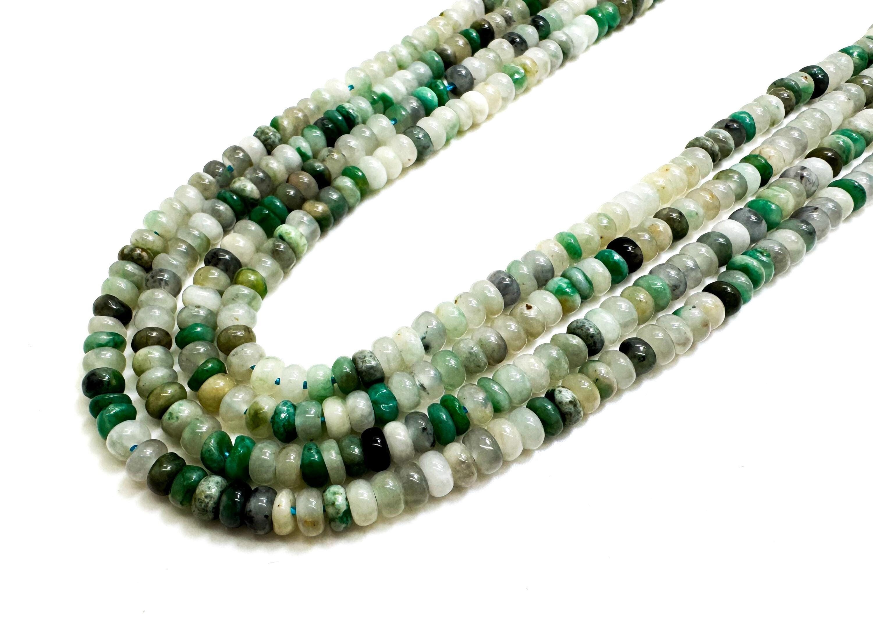 Natural Emerald Rondelle Beads • Genuine Precious Green Emerald 2x4mm Small Smooth Beads • Polished Emerald Gemstone Spacer Strand Rd39 Natural Emerald Rondelle Beads • Genuine Precious Green Emerald 2x4mm Small Smooth Beads • Polished Emerald Gemstone Spacer Strand Rd39